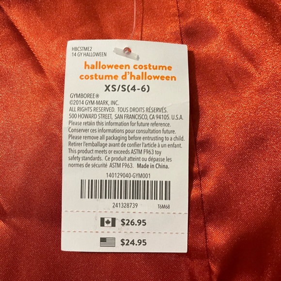 Pirate cape with tags. - Picture 3 of 3